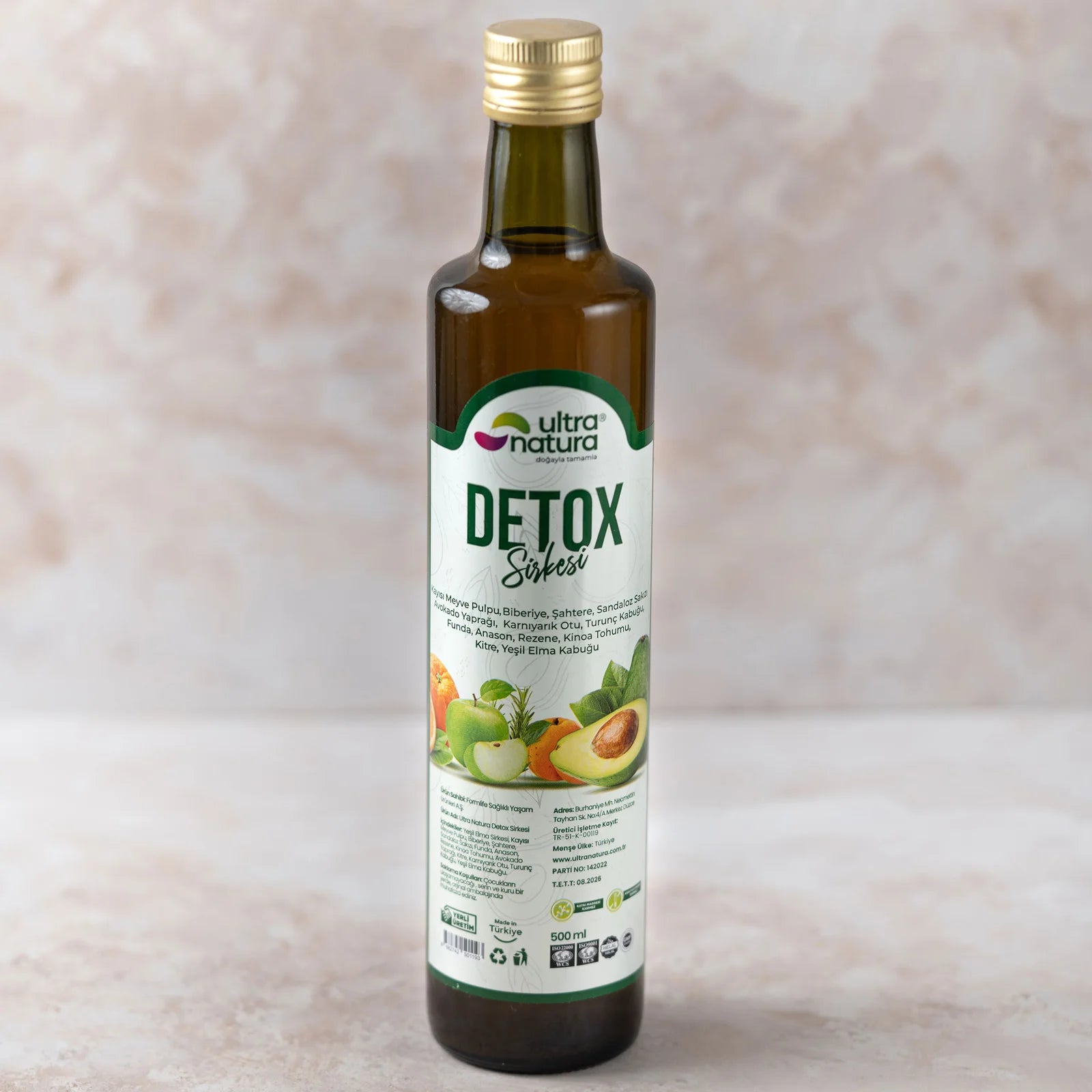 Ultra Natura Detox Sirkesi / Şişe - 500 ml