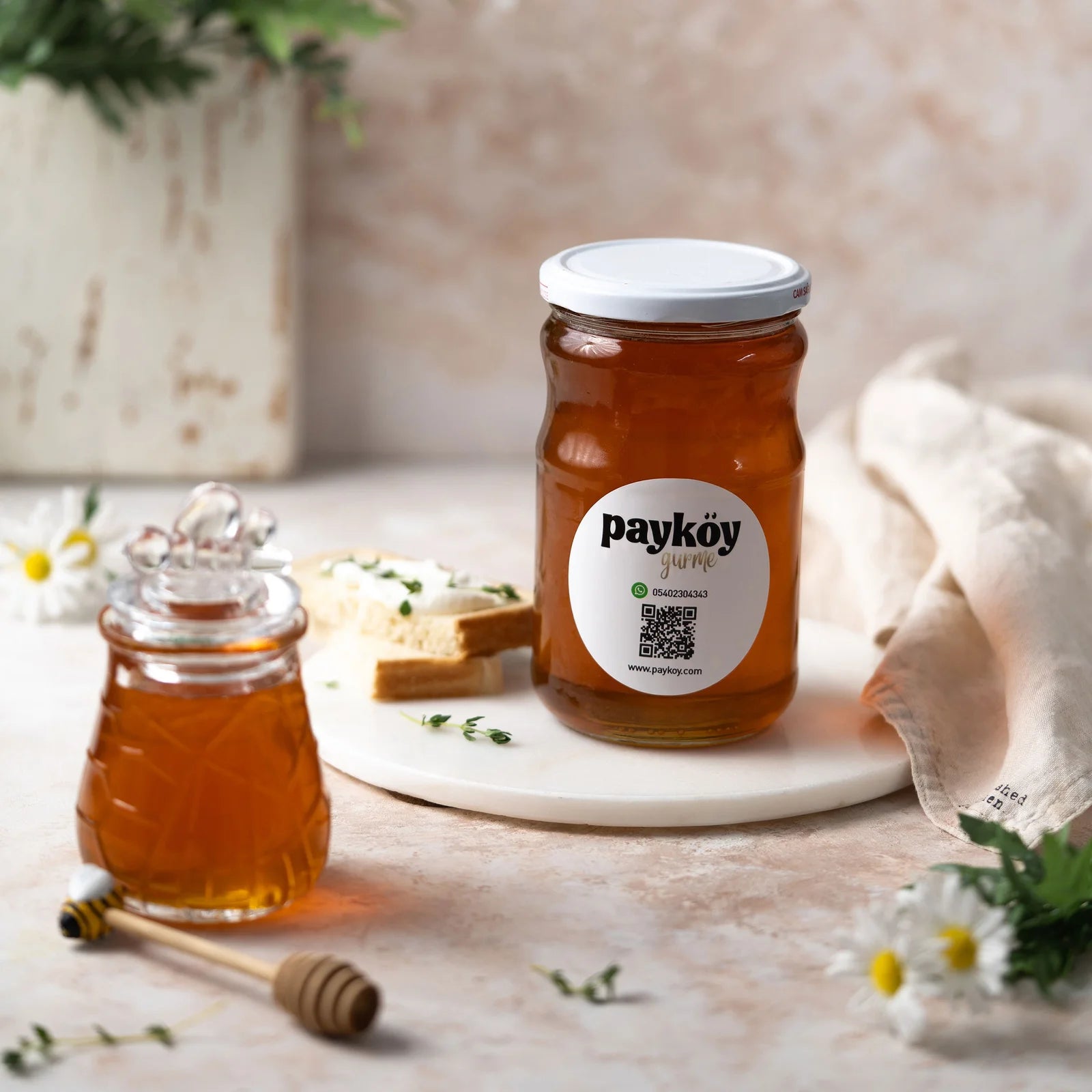 Organik Süzme Muş Çiçek Balı - Kavanoz 860 gr