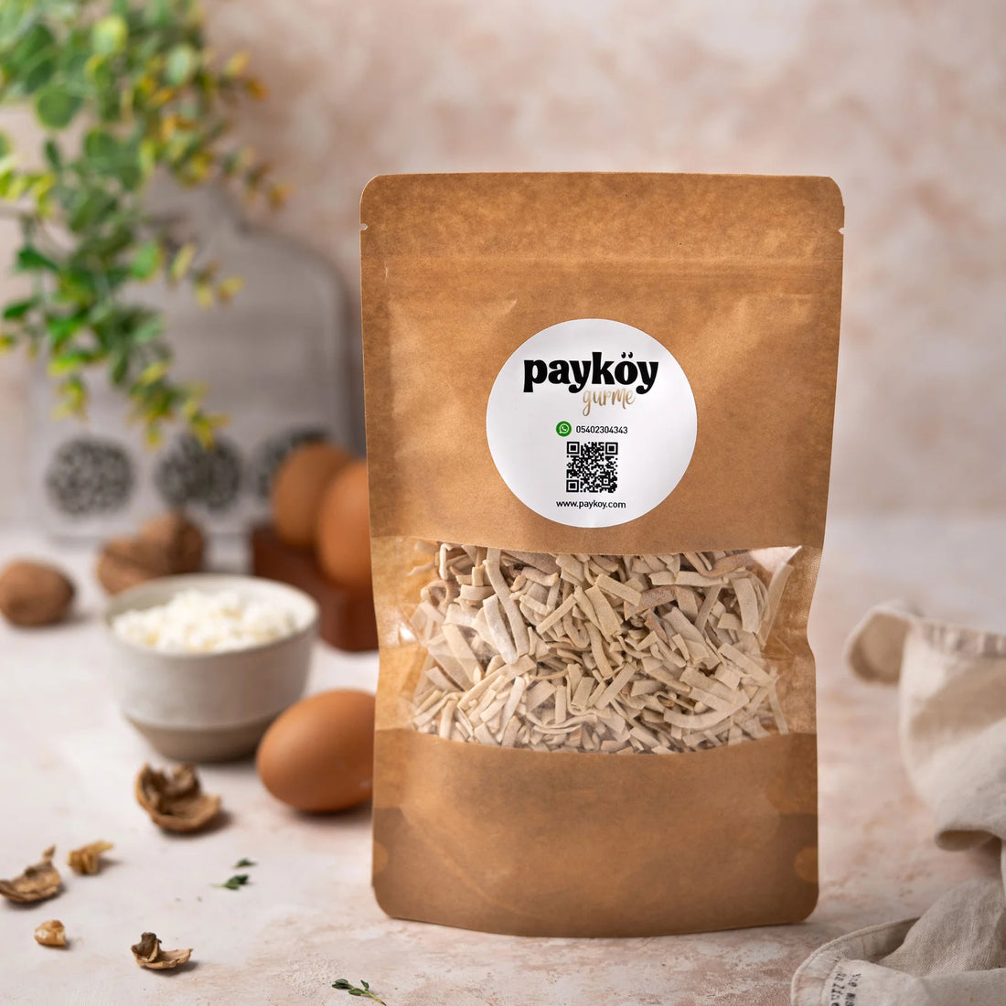 Tam Buğday Unlu Fırınlanmış Erişte 1000 gr