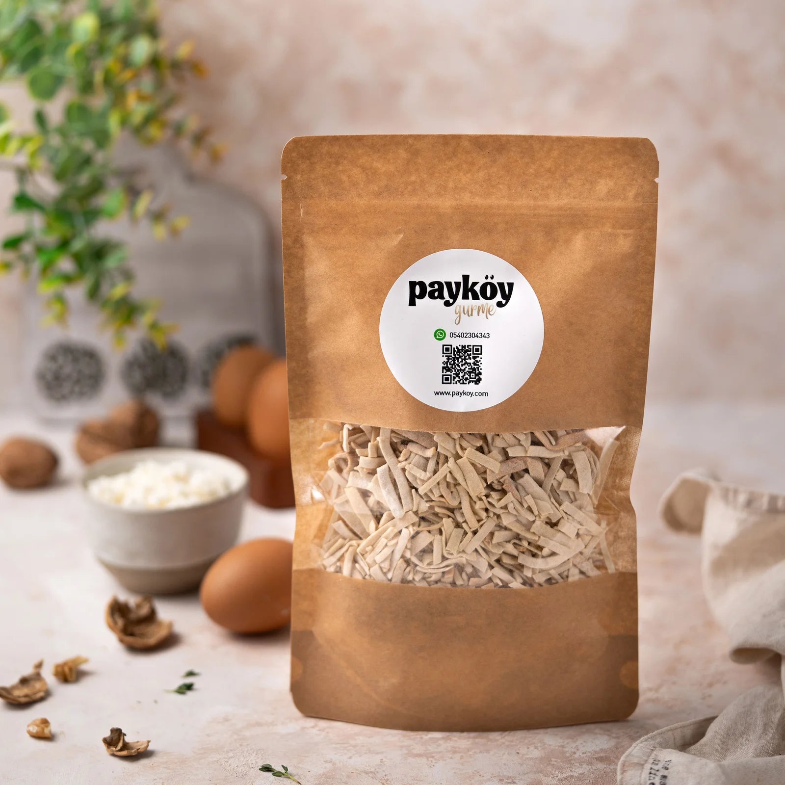 Tam Buğday Unlu Fırınlanmış Erişte 1000 gr