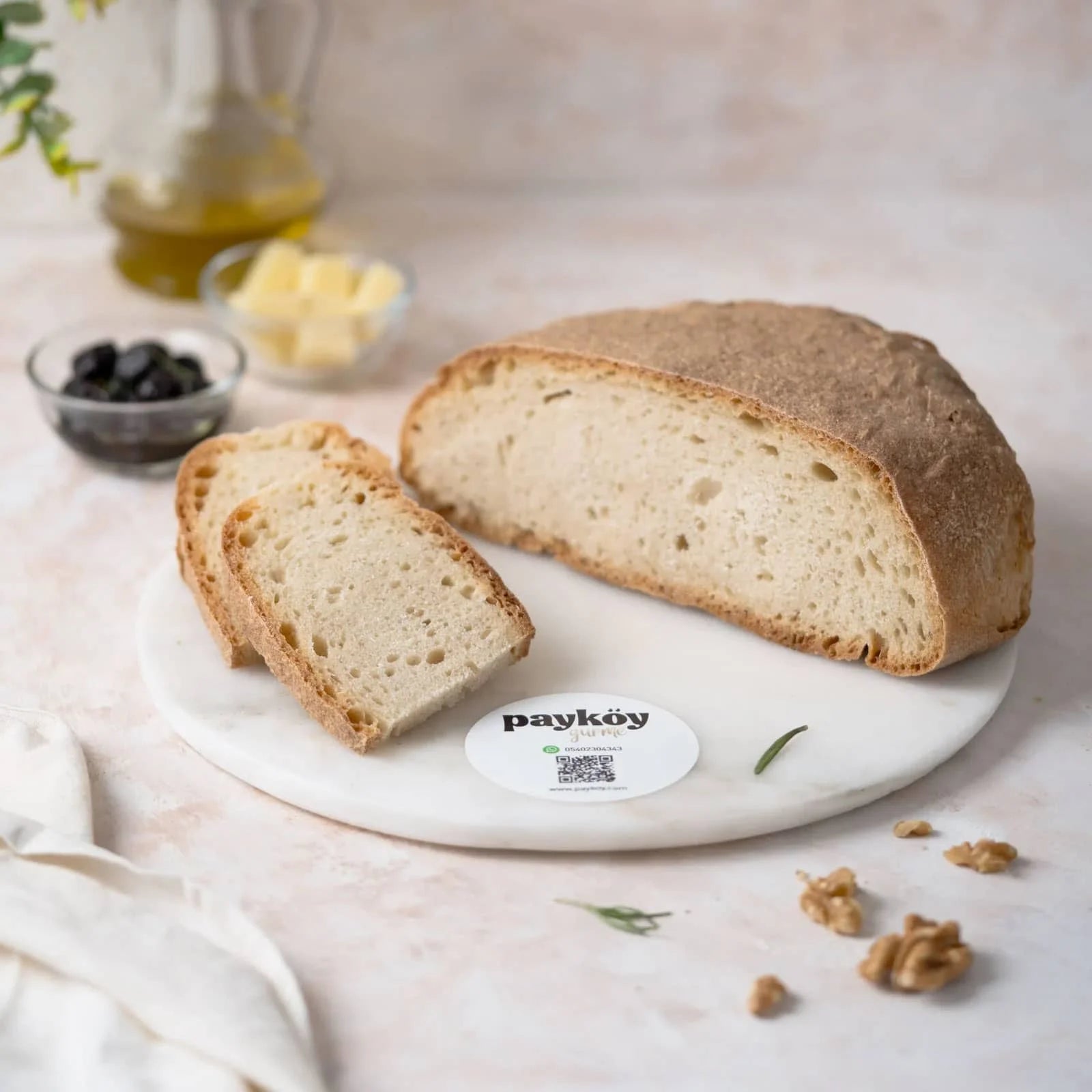 Odun Ateşinde Ekşi Mayalı Köy Ekmeği (1200 gr)